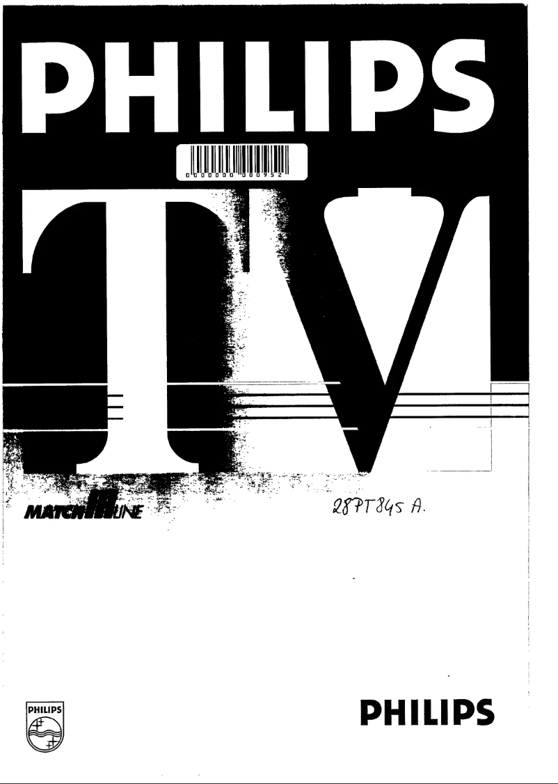 Imagen de la primera página del manual del dispositivo 28PT845A