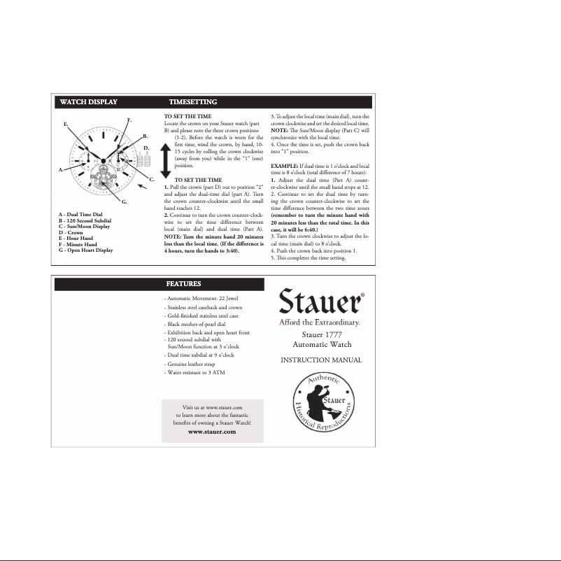 Página 1 del manual Manual de usuario Stauer 34652