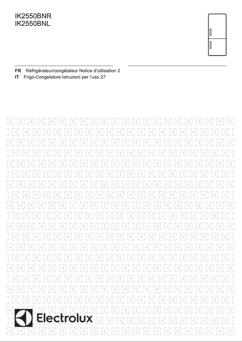 Imagen de la primera página del manual del dispositivo IK2550BNR