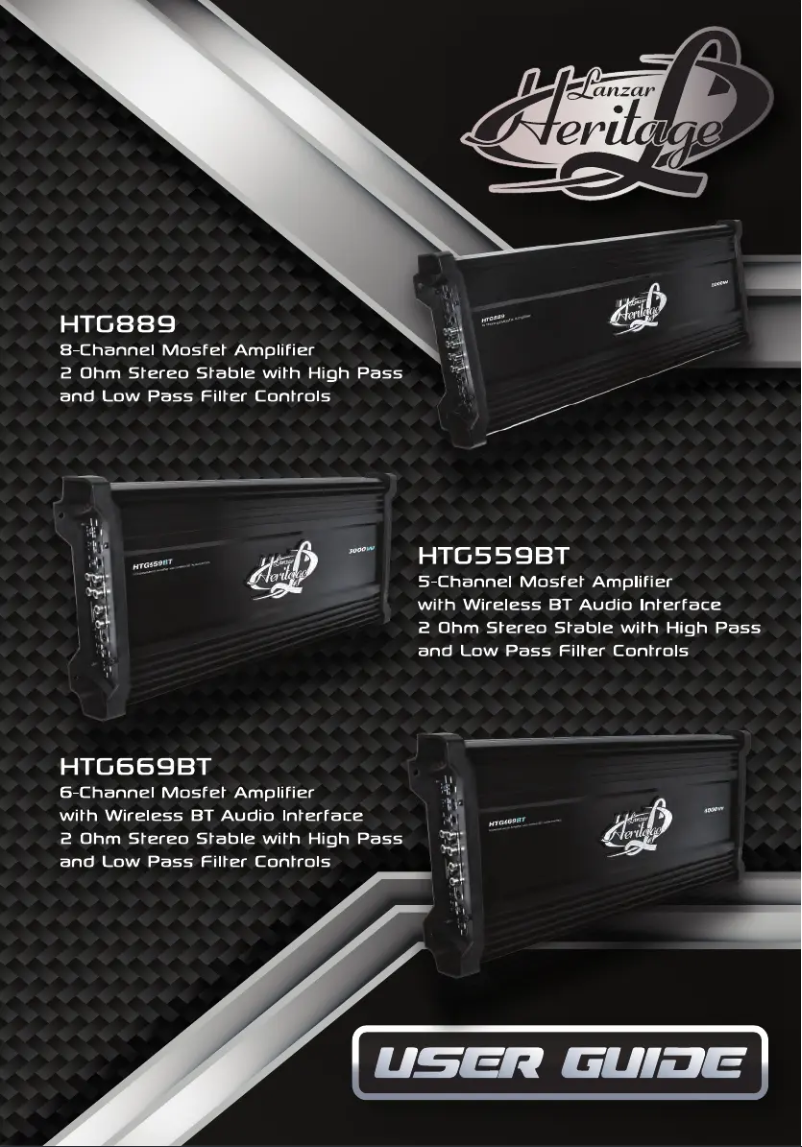 Imagen de la primera página del manual del dispositivo HTG669BT