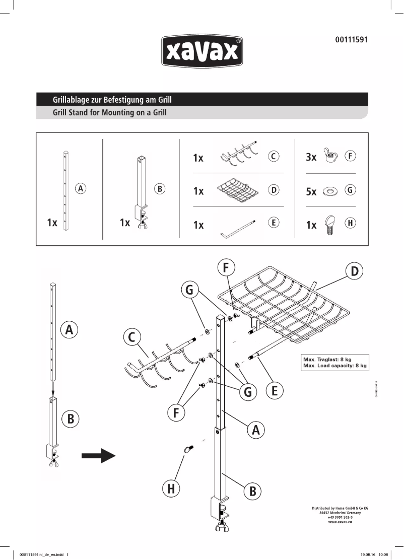 Imagen de la primera página del manual del dispositivo 111591
