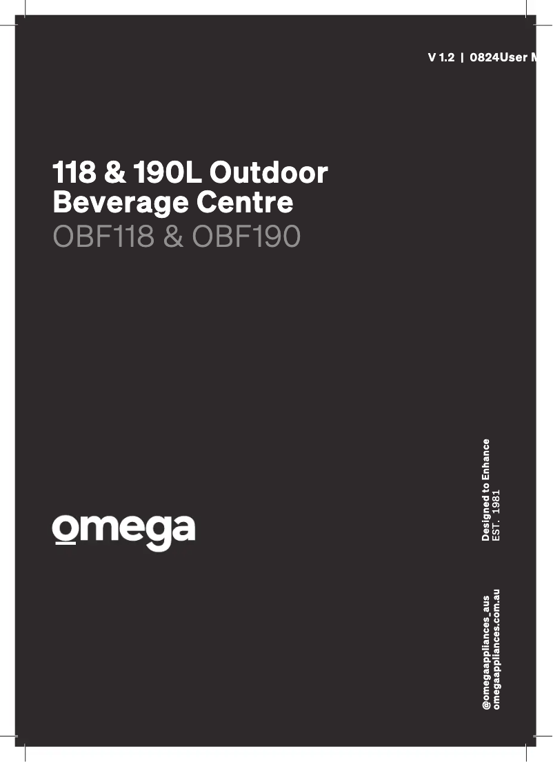 Página 1 del manual Manual de usuario Omega OBF190