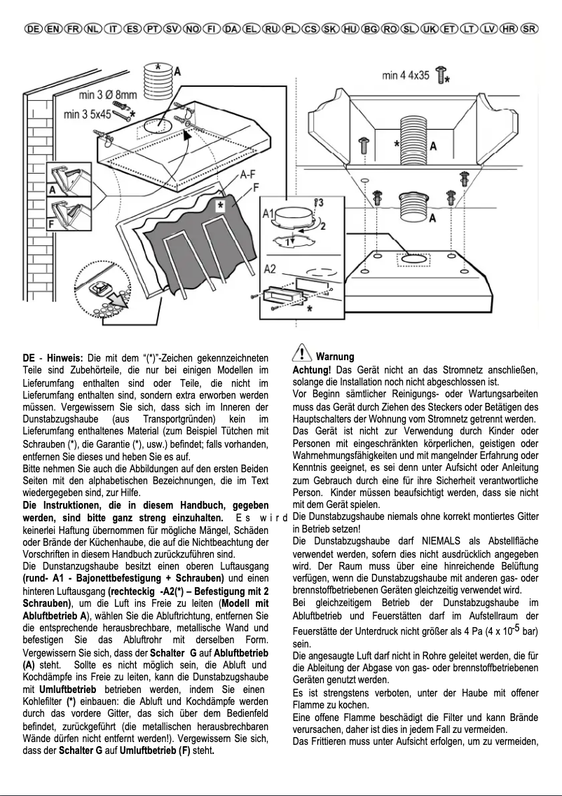 Imagen de la primera página del manual del dispositivo DU5115EC