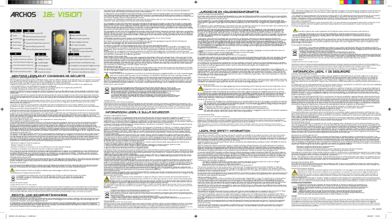 Imagen de la primera página del manual del dispositivo 18c Vision