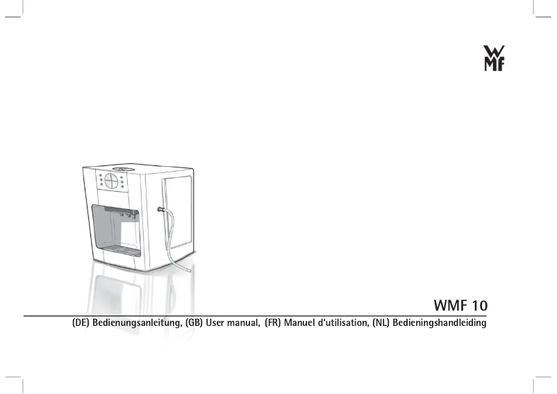 Página 1 del manual Manual de usuario WMF 10