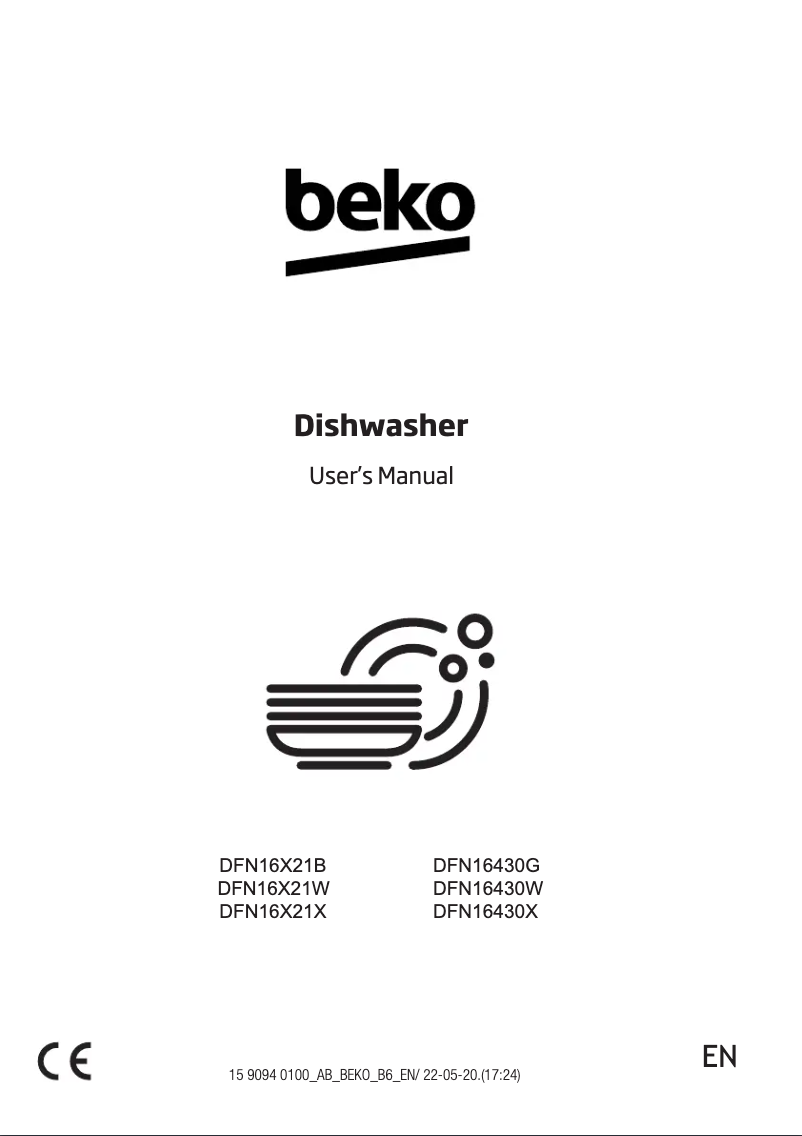 Página 1 del manual Manual de usuario Beko DFN16430