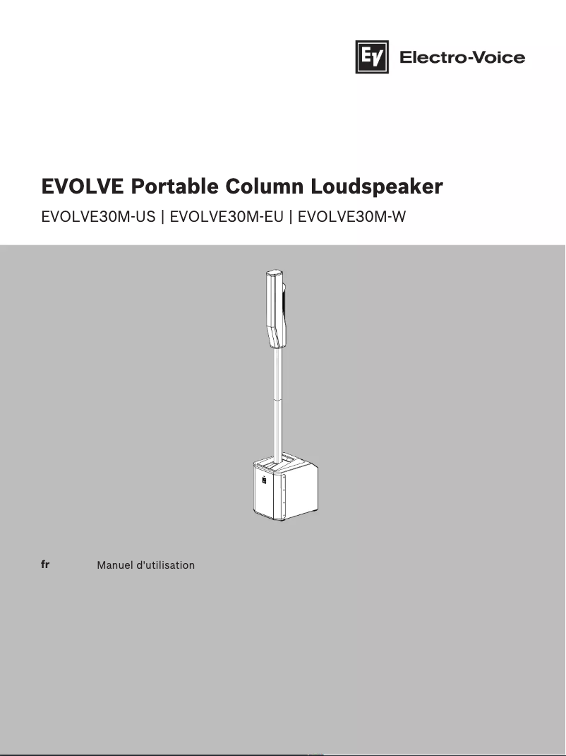 Imagen de la primera página del manual del dispositivo EVOLVE30M-EU