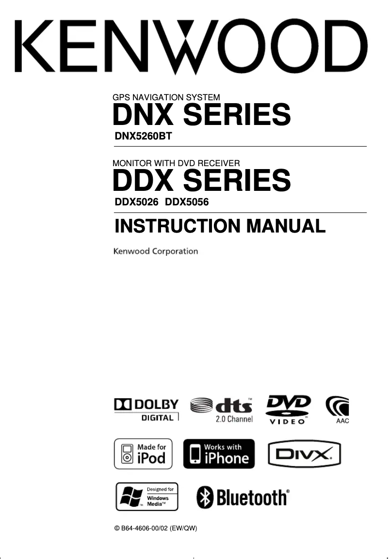 Página 1 del manual Manual de usuario Kenwood DDX5026