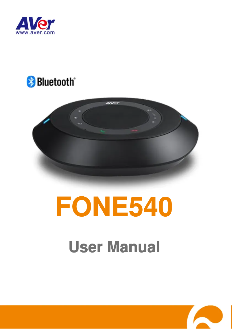 Página 1 del manual Manual de usuario AVer FONE540