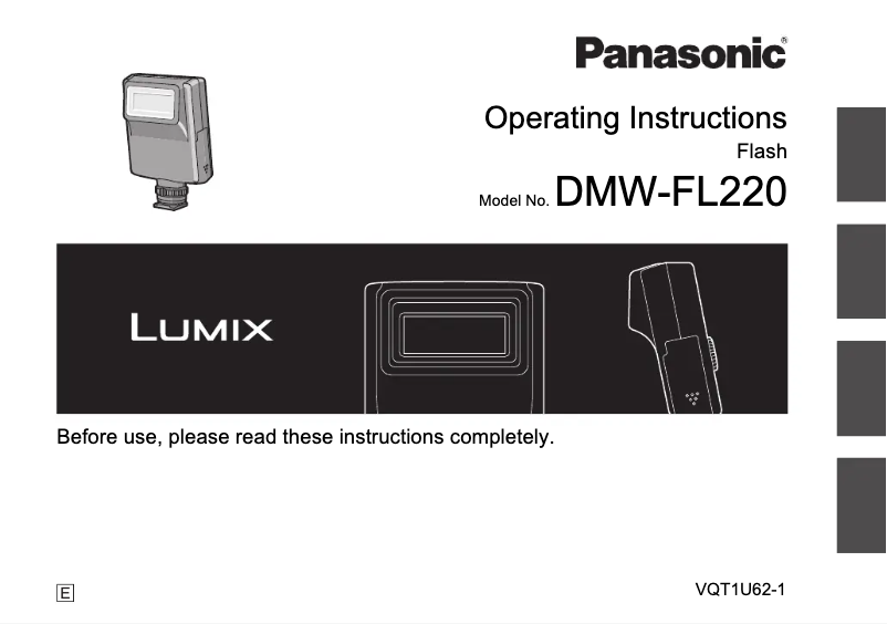 Página 1 del manual Manual de usuario Panasonic DMW-FL220E