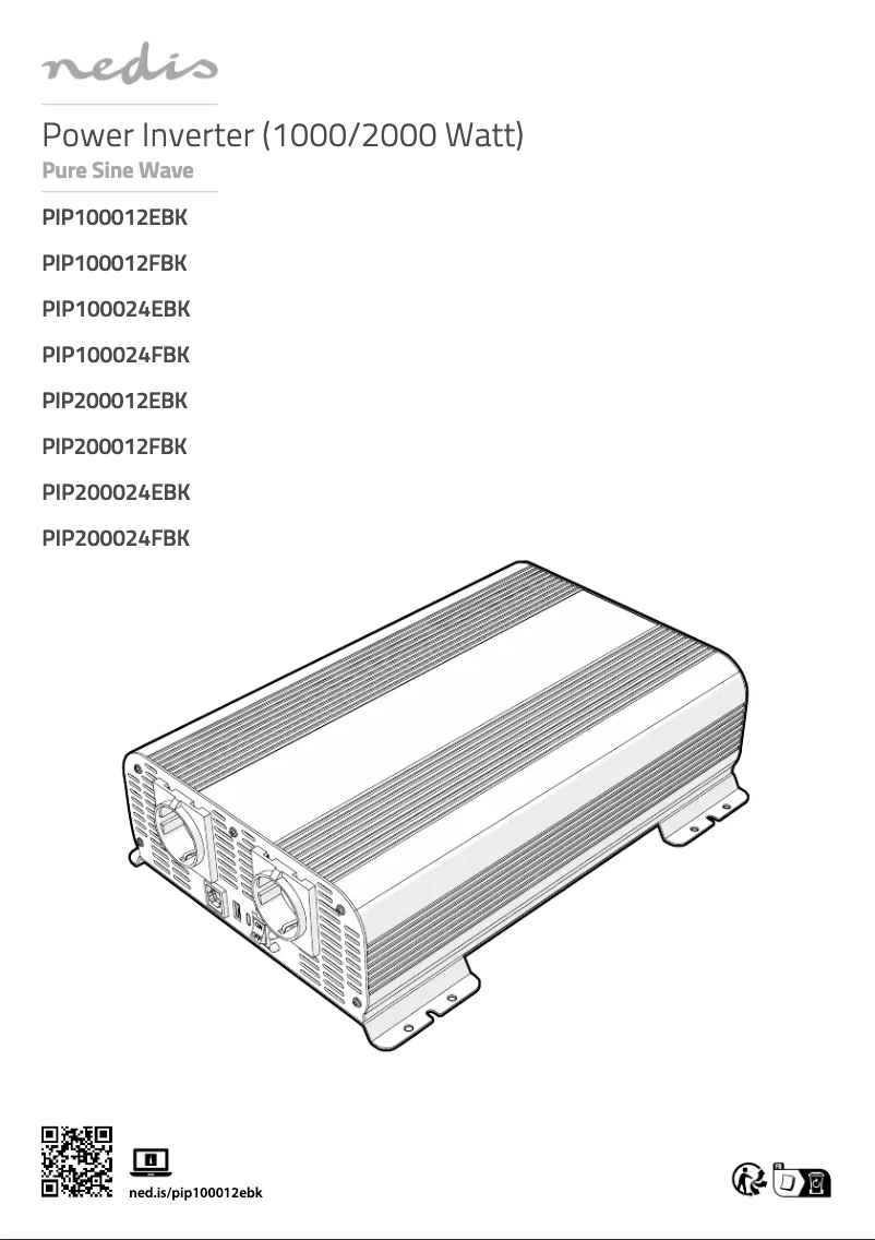 Imagen de la primera página del manual del dispositivo PIP200012EBK