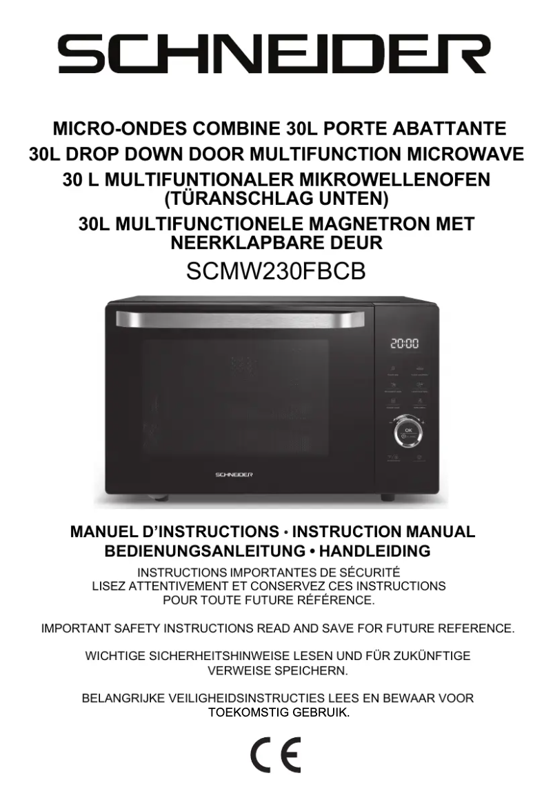 Página 1 del manual Manual de usuario Schneider SCMW230FBCB