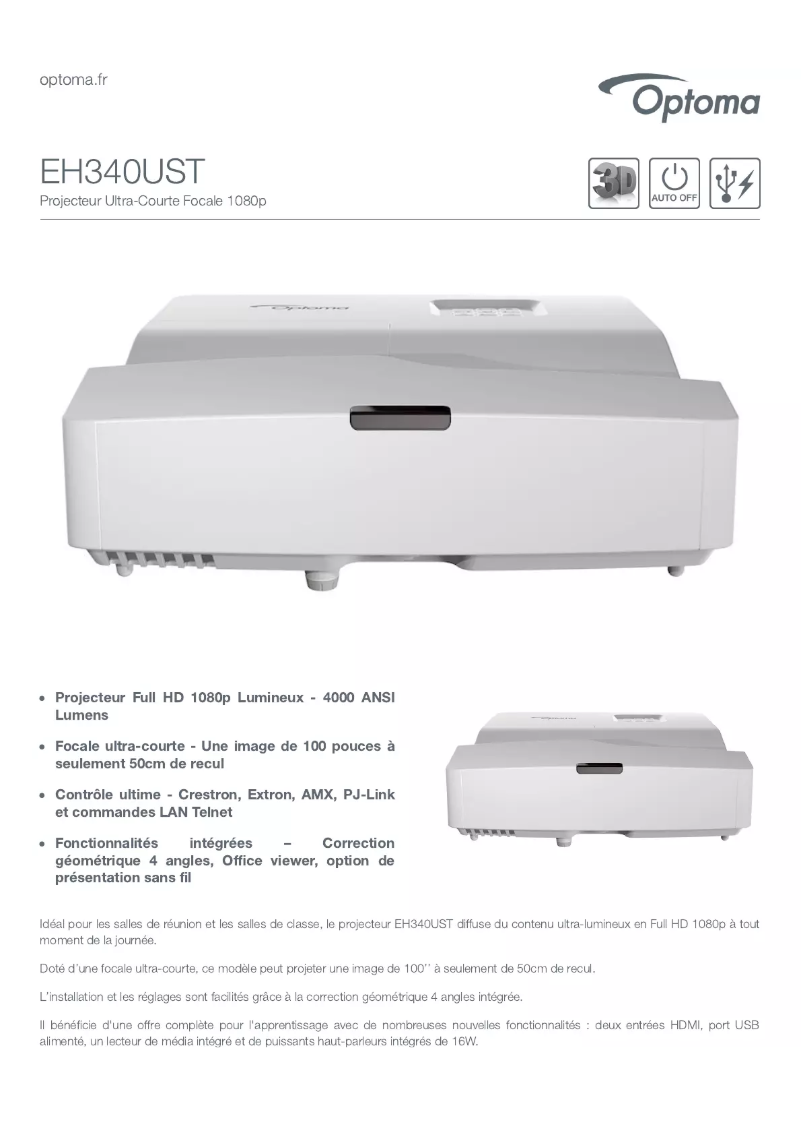 Imagen de la primera página del manual del dispositivo EH340UST