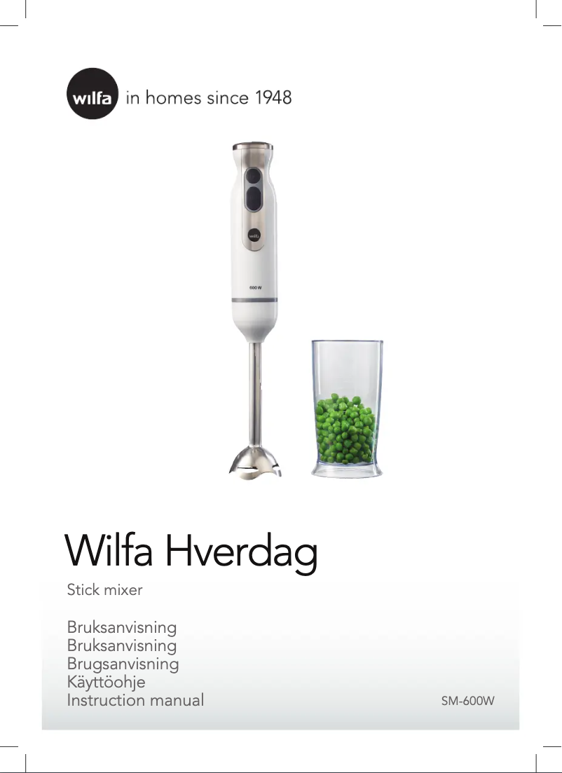 Imagen de la primera página del manual del dispositivo Hverdag SM-600W