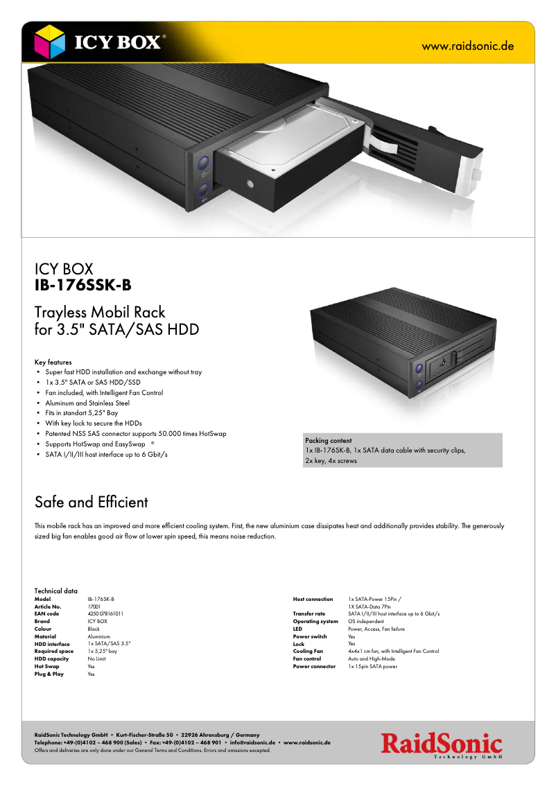 Imagen de la primera página del manual del dispositivo IB-176SSK-B