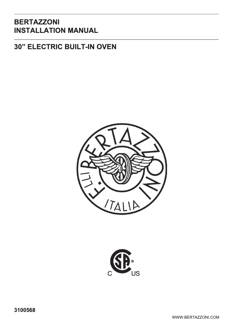 Imagen de la primera página del manual del dispositivo PROF30FSEXV