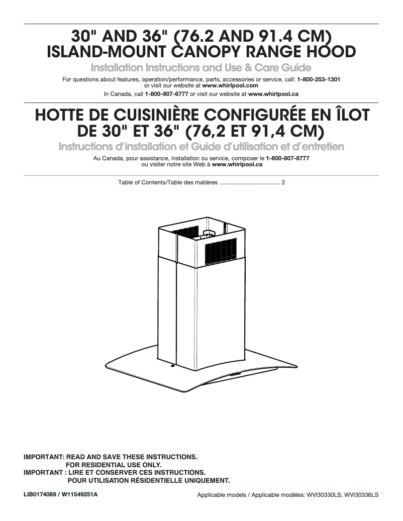 Imagen de la primera página del manual del dispositivo WVI51UC0LS