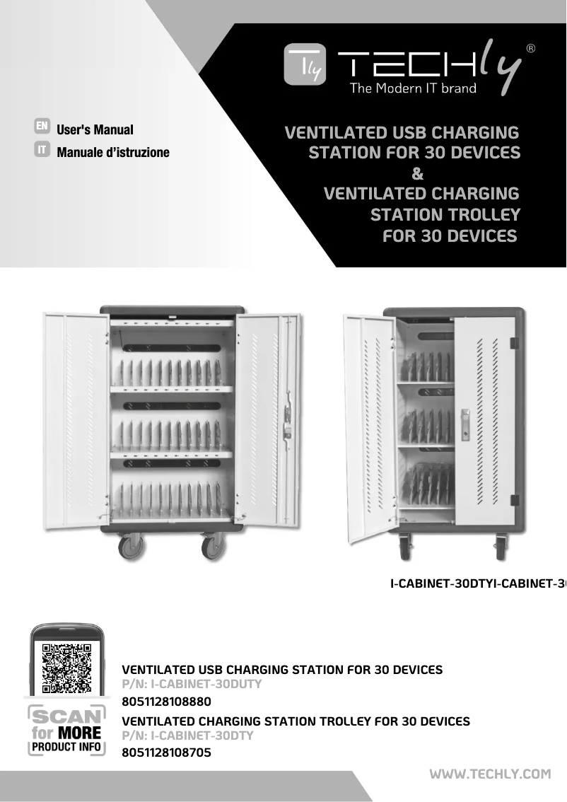 Página 1 del manual Manual de usuario Techly I-CABINET-30DUTY