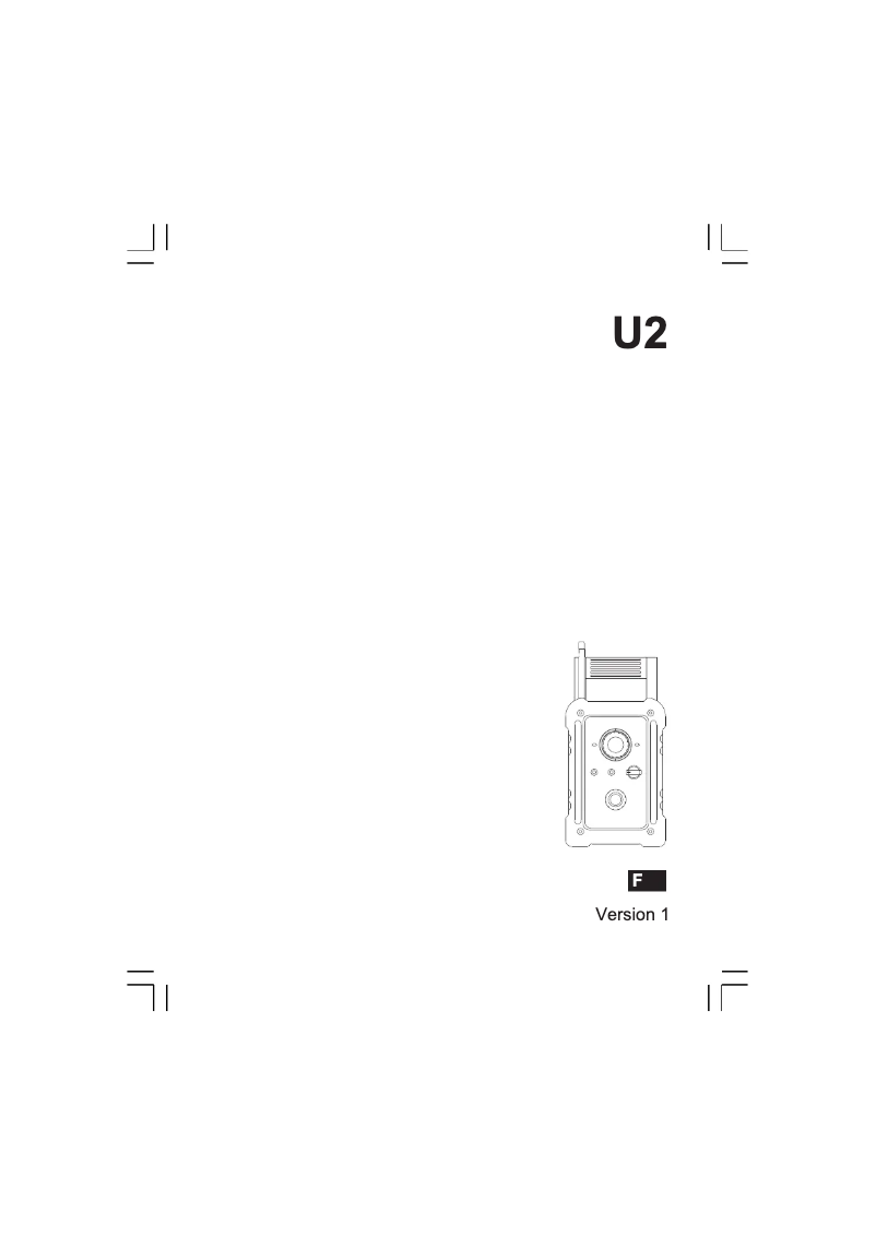 Imagen de la primera página del manual del dispositivo U2