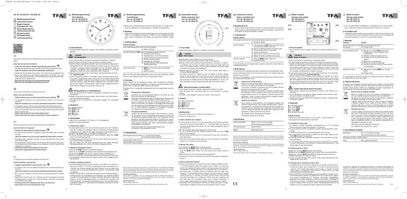 Imagen de la primera página del manual del dispositivo 60.3545.01