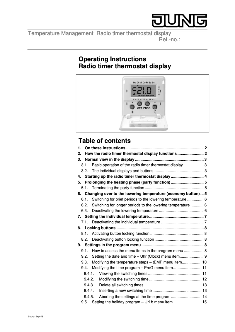 Imagen de la primera página del manual del dispositivo CDHLK-FT