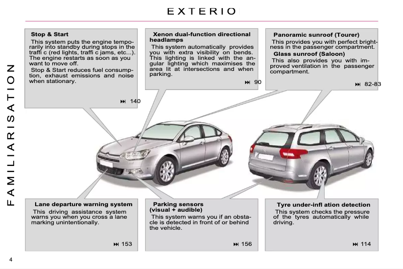 Imagen de la primera página del manual del dispositivo C5 (2010)