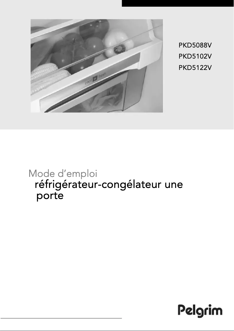 Página nº 1 - Manual de instrucciones Pelgrim PKD5122V