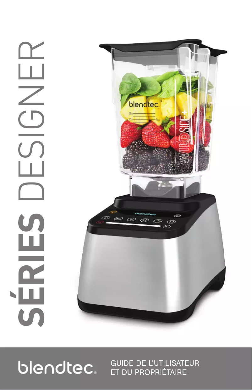 Página nº 1 - Manual de usuario Blendtec Designer 725 Express