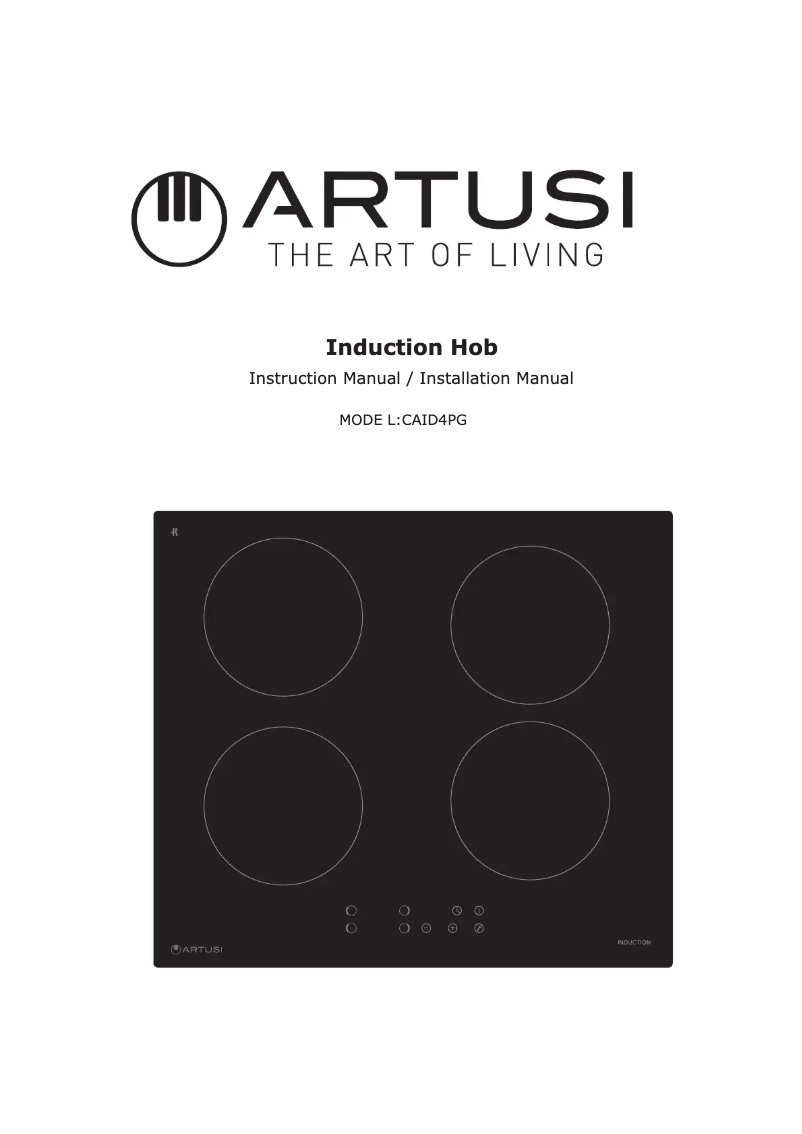 Imagen de la primera página del manual del dispositivo CAID4PG
