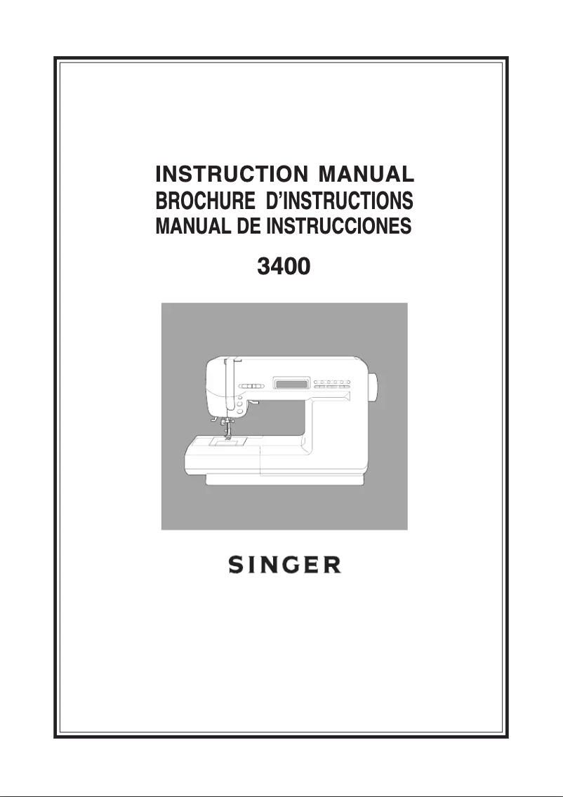 Imagen de la primera página del manual del dispositivo 3400 XL