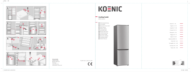 Página 1 del manual Manual de usuario Koenic KFK 411 E