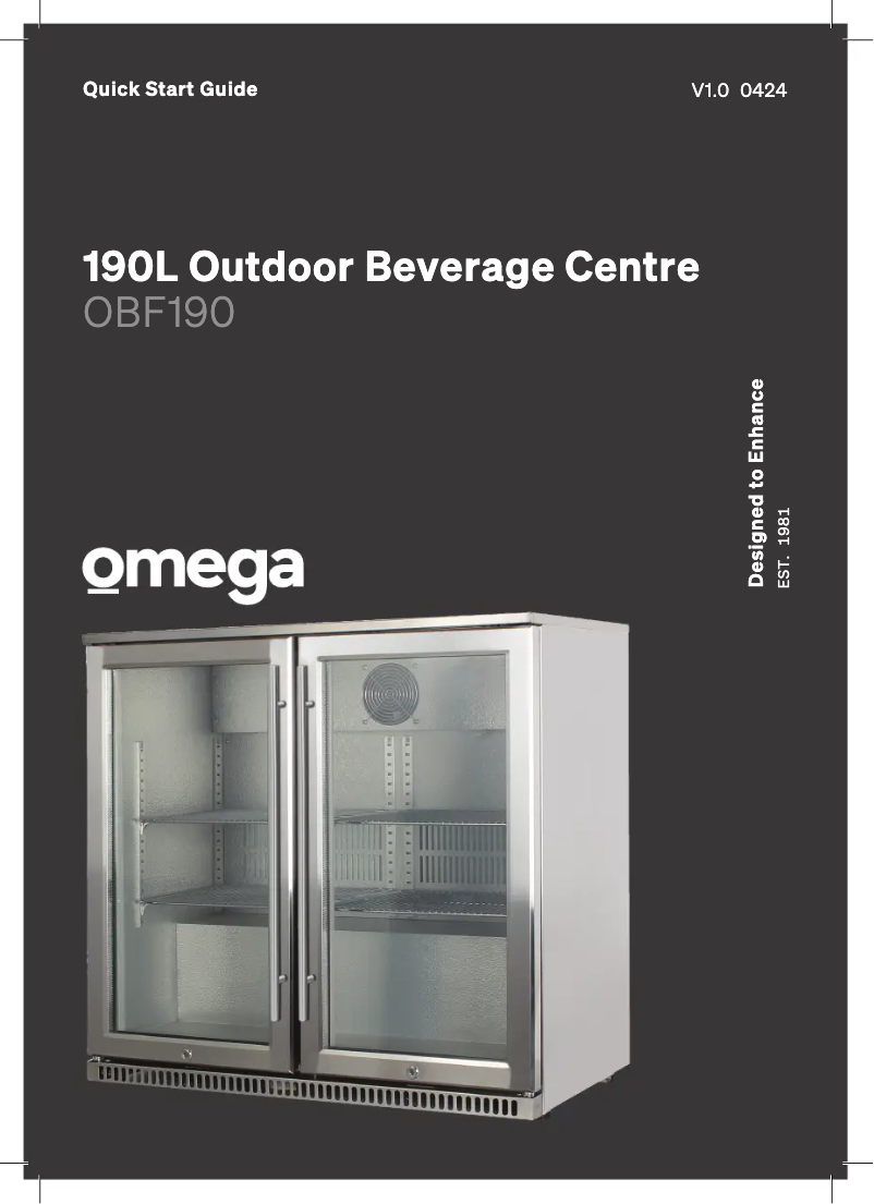 Imagen de la primera página del manual del dispositivo OBF190