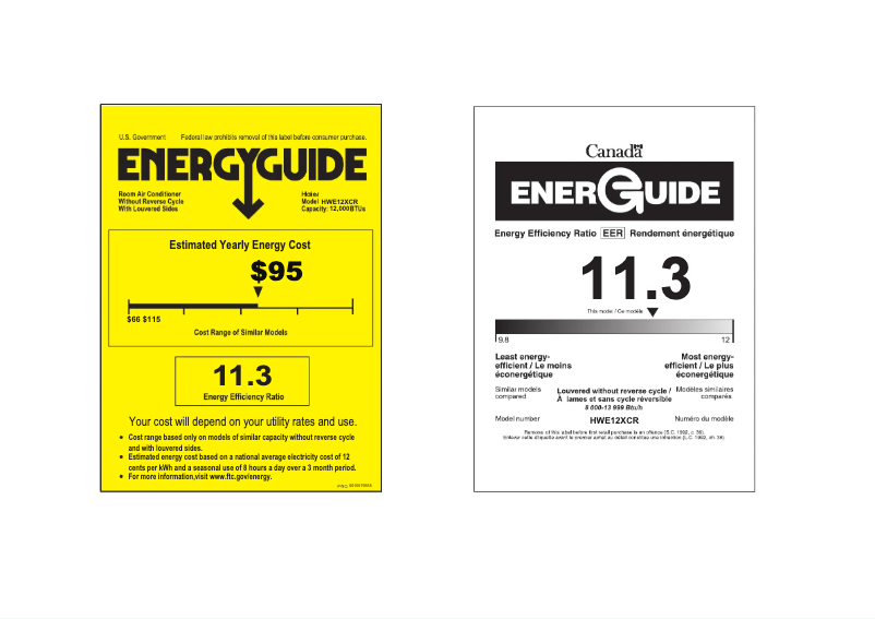 Imagen de la primera página del manual del dispositivo HWE12XCR