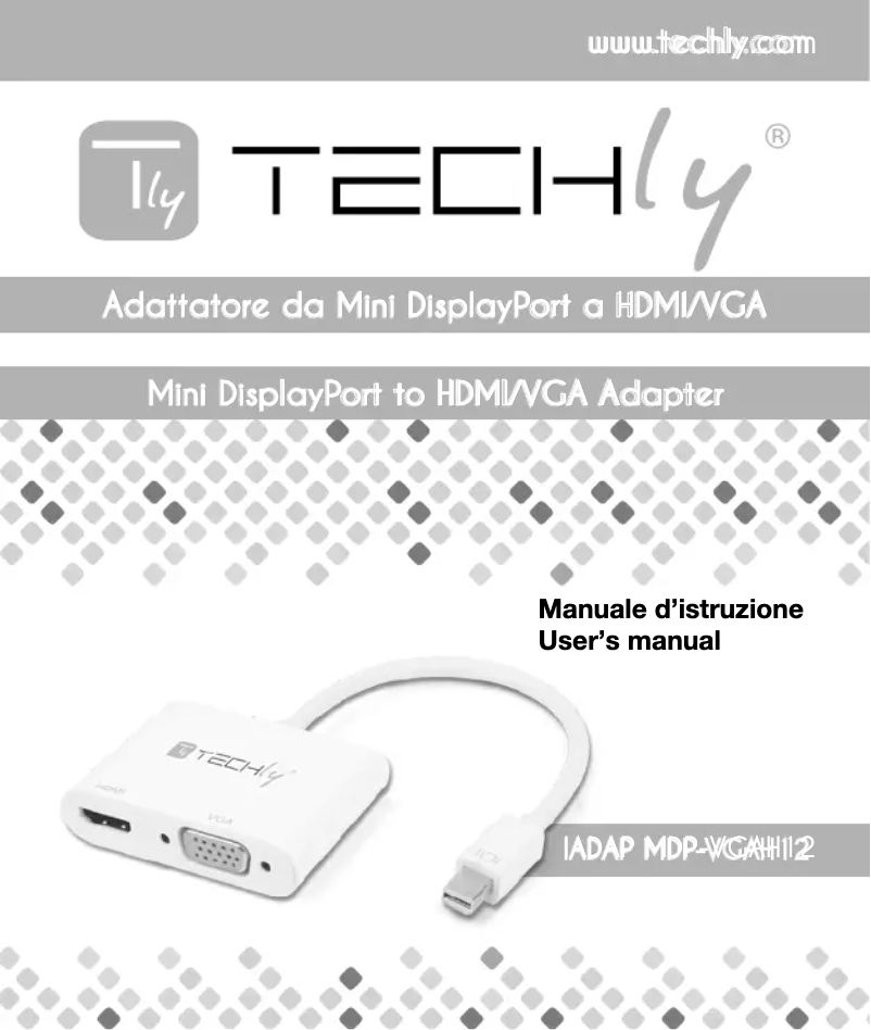 Página 1 del manual Manual de usuario Techly IADAP MDP-VGAH12