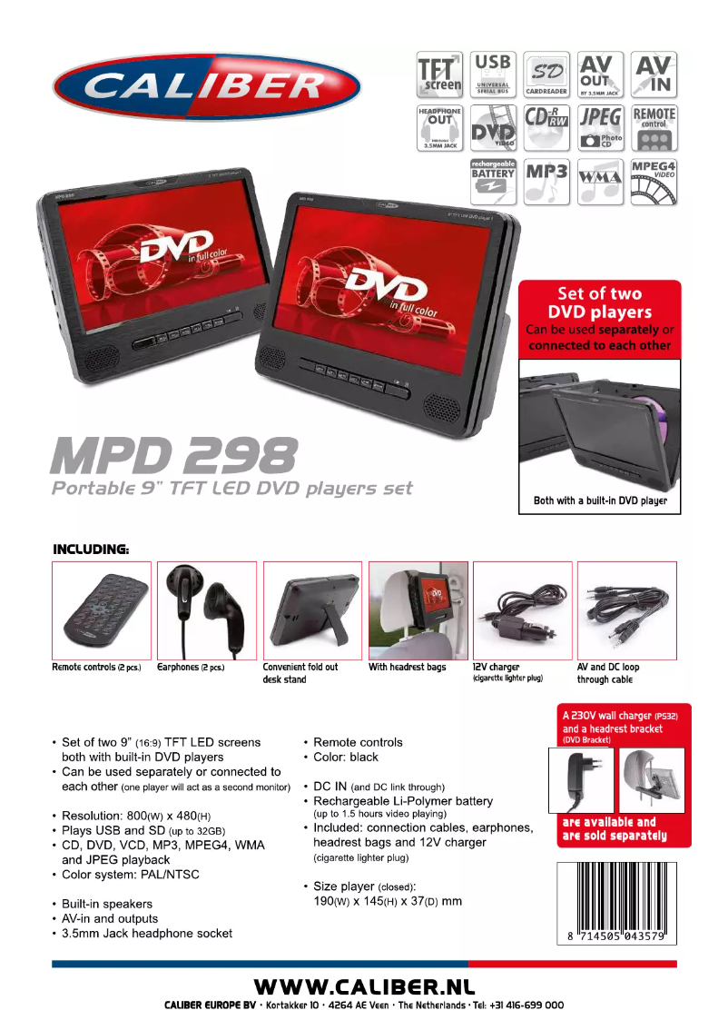 Imagen de la primera página del manual del dispositivo MPD2010T