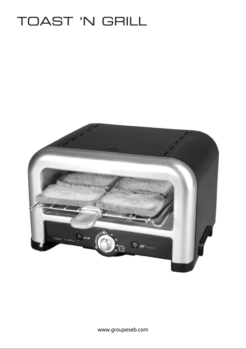 Página 1 del manual Manual de usuario Tefal Toast N Grill TF8010