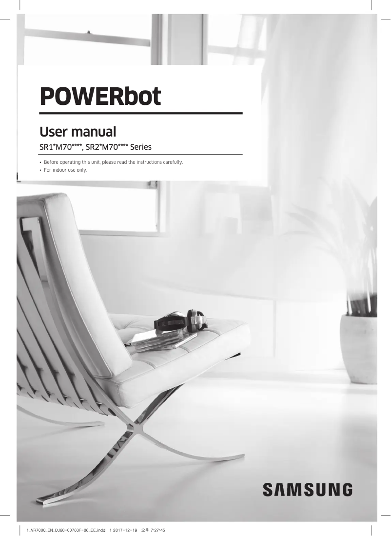 Página 1 del manual Manual de usuario Samsung POWERbot SR20M707SWD