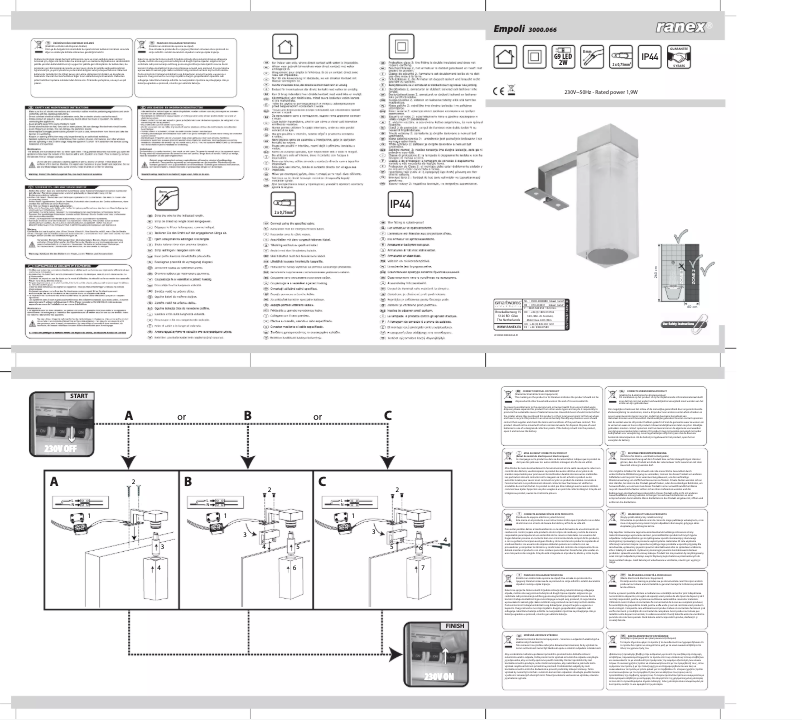 Imagen de la primera página del manual del dispositivo Empoli 3000.066