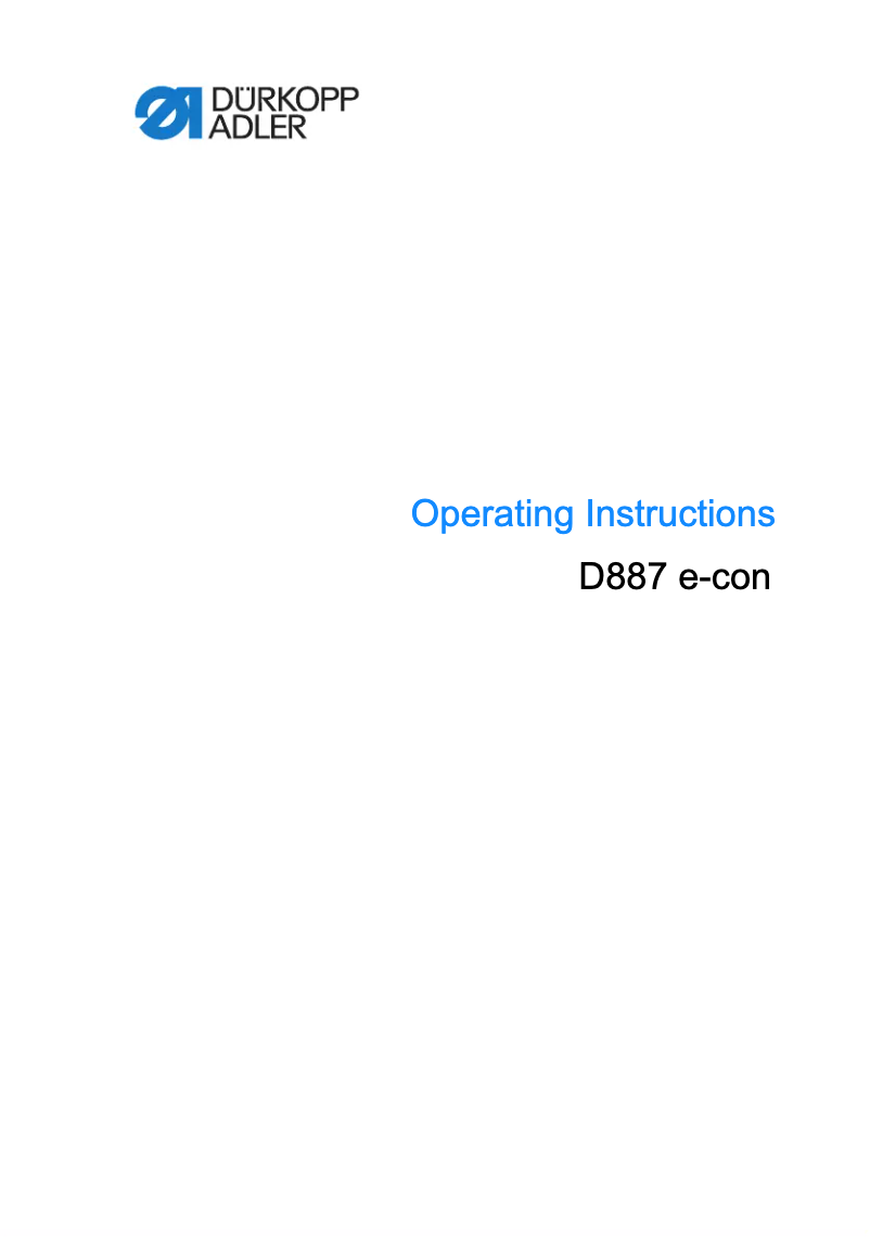 Imagen de la primera página del manual del dispositivo D887