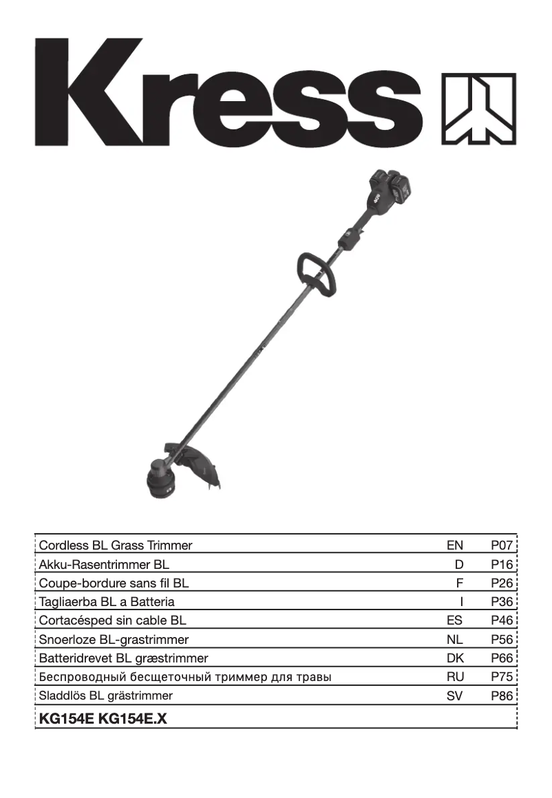 Página nº 1 - Manual de usuario Kress KG154E.9