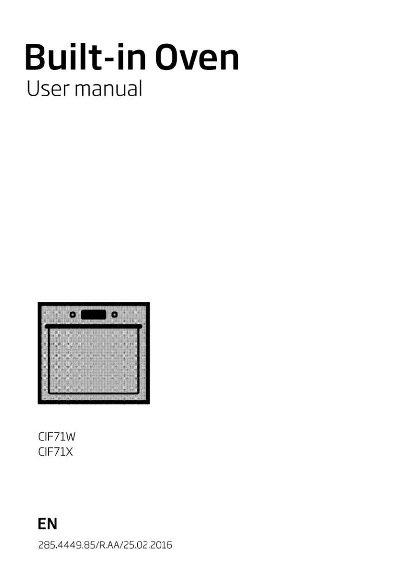 Imagen de la primera página del manual del dispositivo CIF 71