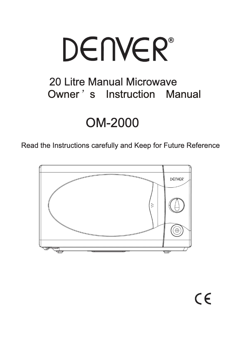 Imagen de la primera página del manual del dispositivo OM-2000