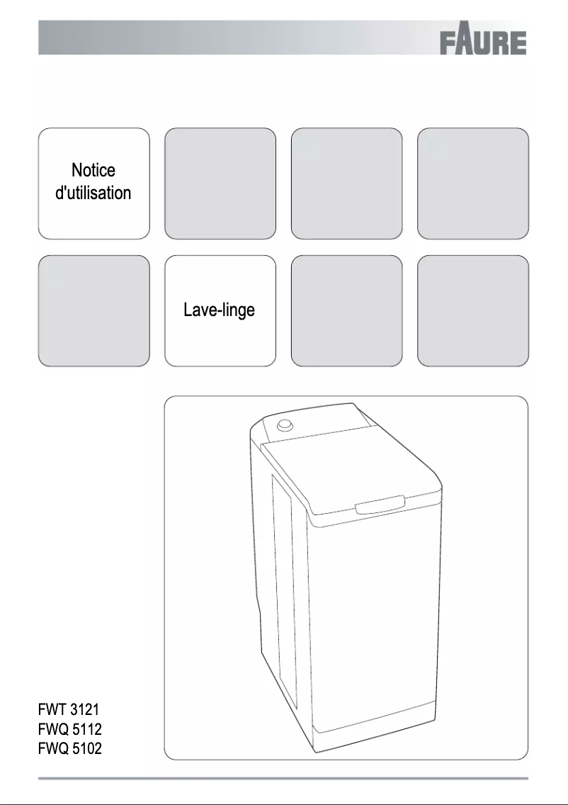 Página 1 del manual Manual de usuario Faure FWQ5112