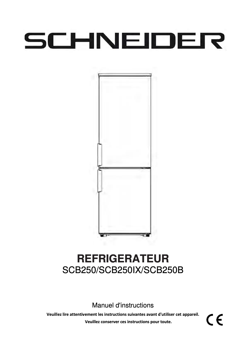 Imagen de la primera página del manual del dispositivo SCB250