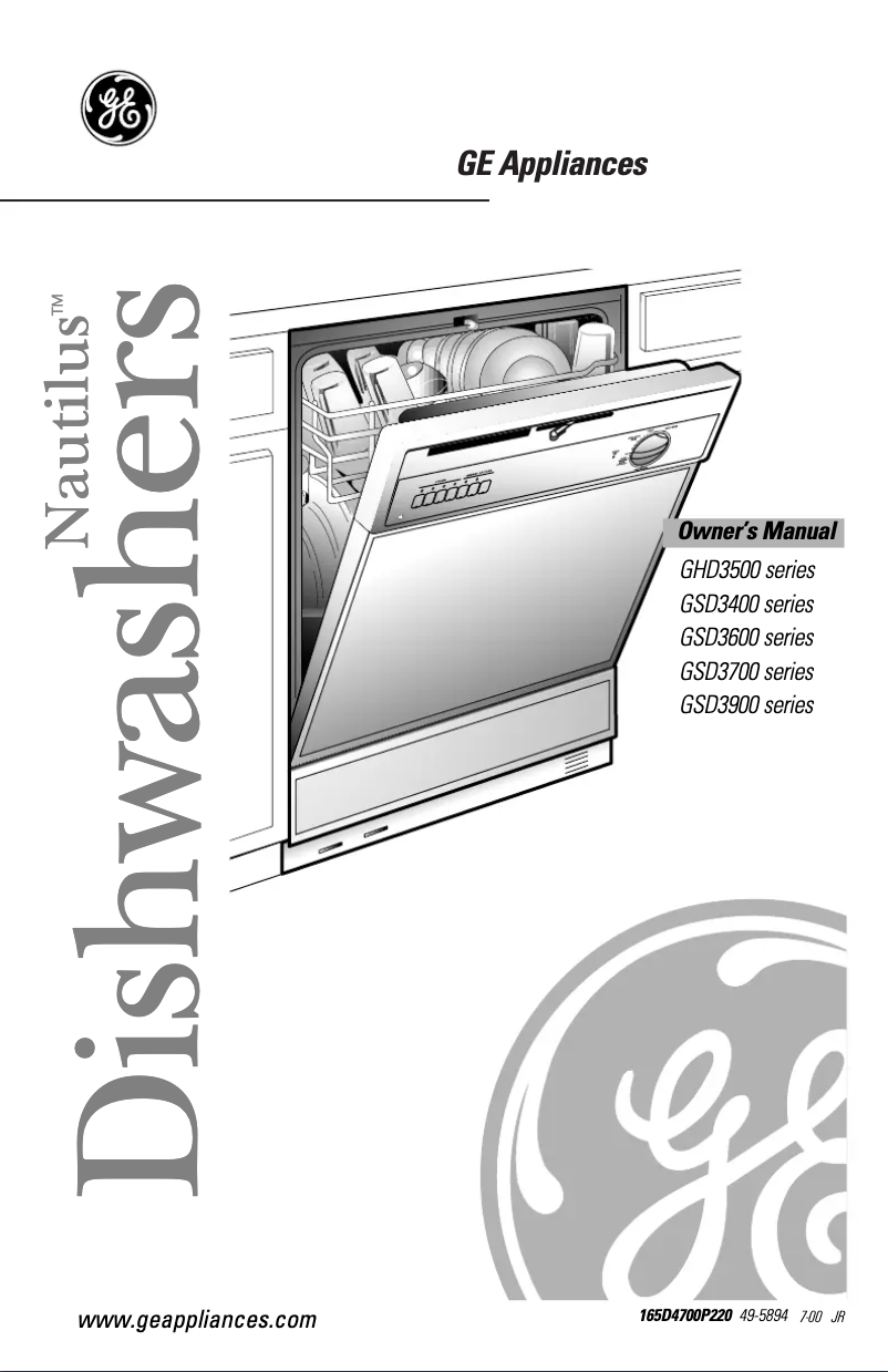 Página 1 del manual Manual de uso y mantenimiento GE GSD3455FCC
