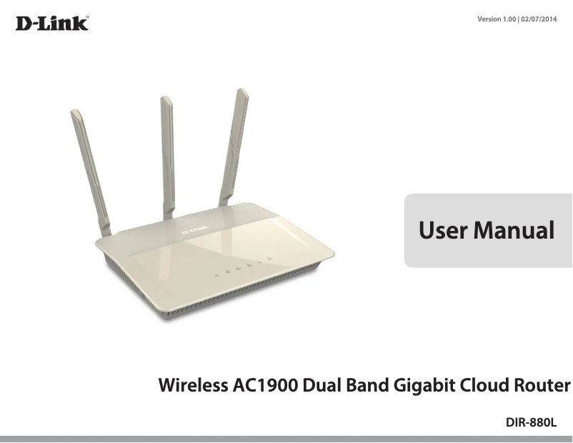 Página 1 del manual Manual de usuario D-Link AC1900