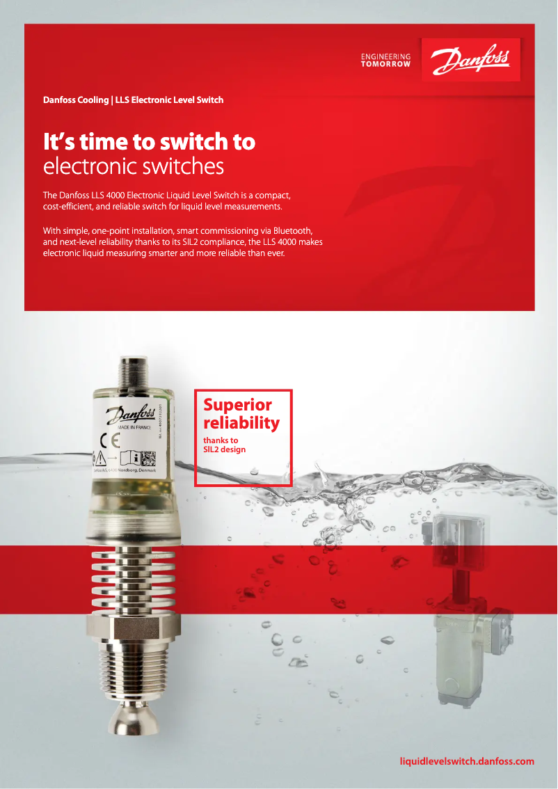 Página 1 del manual Folleto Danfoss LLS 4000