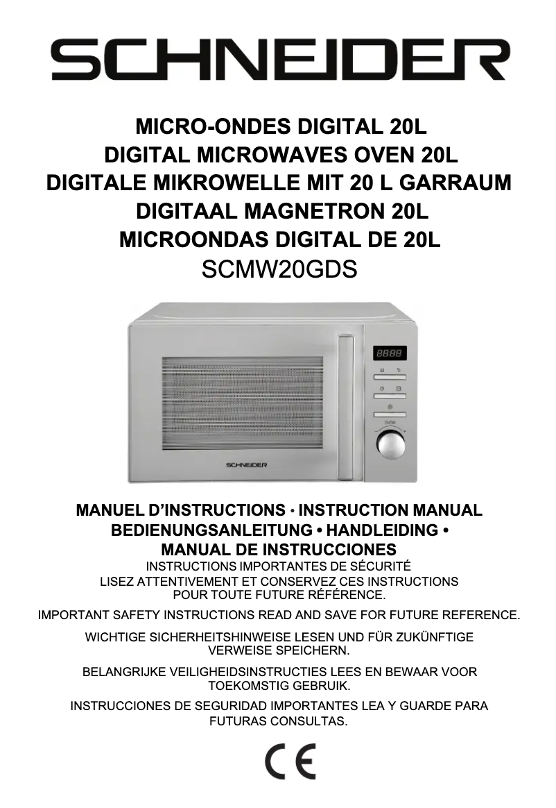 Página 1 del manual Manual de usuario Schneider SCMW20GDS