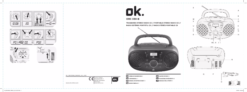 Página 1 del manual Manual de usuario OK ORC 330-B