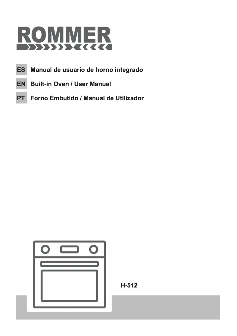 Imagen de la primera página del manual del dispositivo H-512